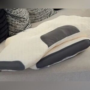 Cream and Gray 2 pillows